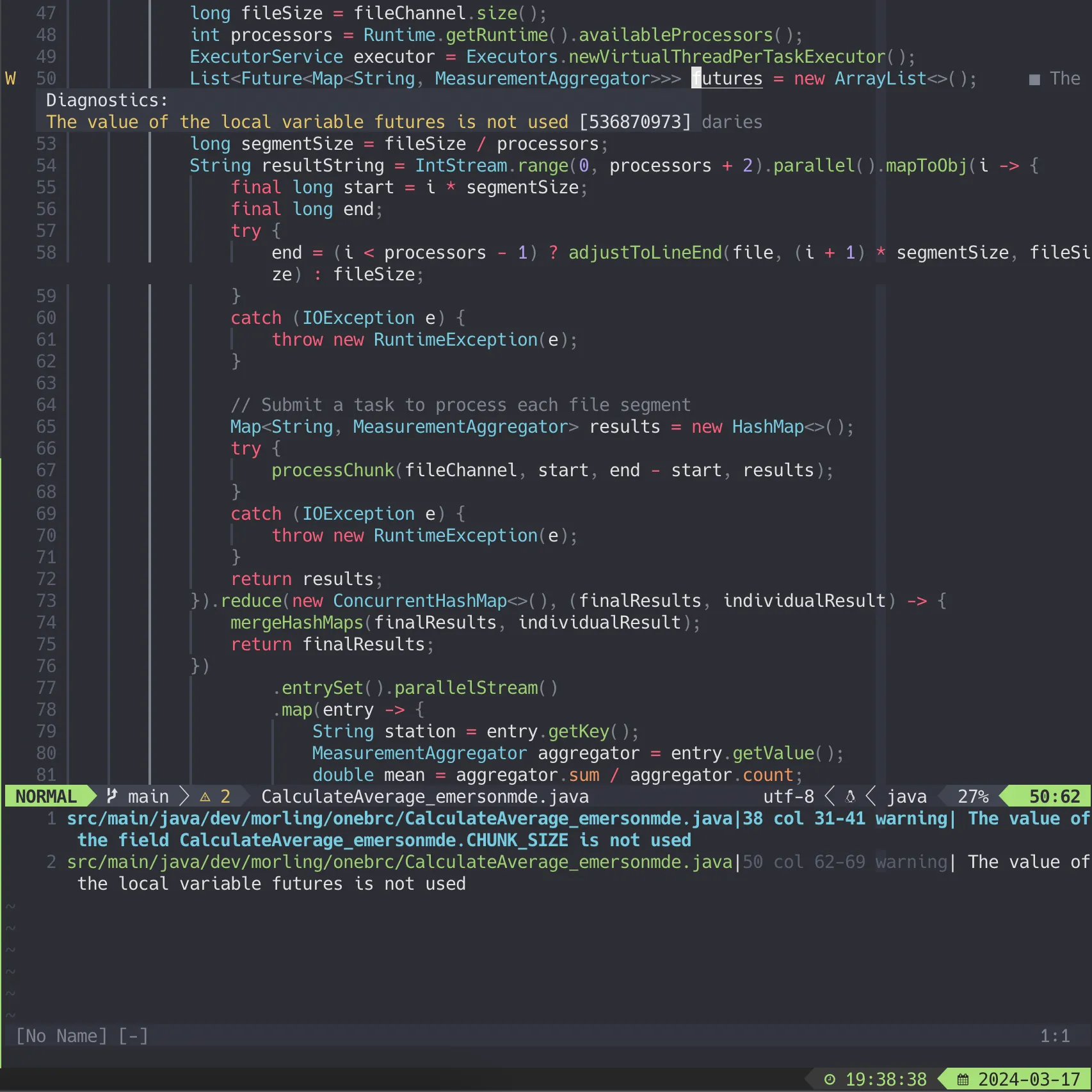 NeoVim Final Setup Screenshot